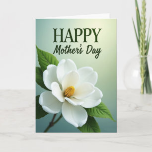 Serene Green Mothers Day Card