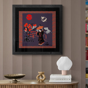 Serene Happiness A Japanese Art Masterpiece Poster