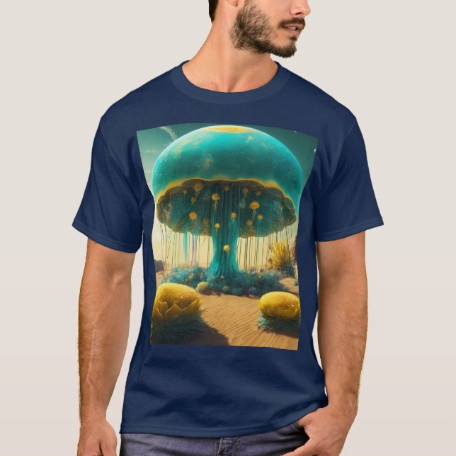 Serene Jellyfish Tranquillity T-Shirt  (Front)