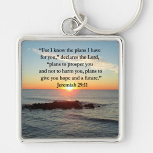 SERENE JEREMIAH 29:11 SUNRISE KEY RING