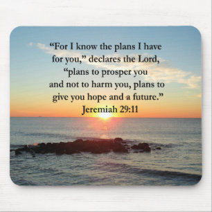 SERENE JEREMIAH 29:11 SUNRISE MOUSE PAD