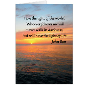 SERENE JOHN 8:12 SUNRISE OVER THE OCEAN