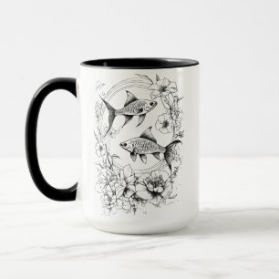 Serene Koi Pond - 15 oz Combo Mug