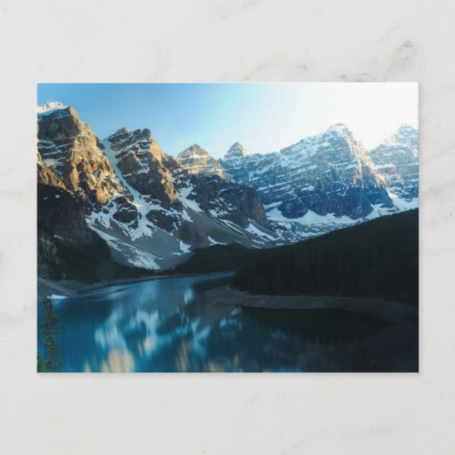 Serene Lake Moraine Banff National Park Postcard (Front)