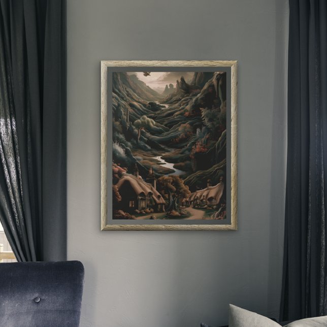 Serene Landscape: Birds Flight Poster (Creator Uploaded)