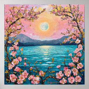 Serene landscape poster