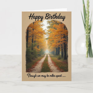Serene Light Birthday Card