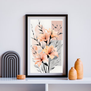 Serene Lily Blooms wall art