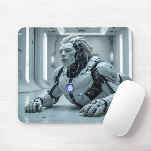 Serene Lion Android Mouse Pad