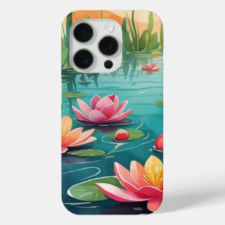 Serene Lotus Pond iPhone Case