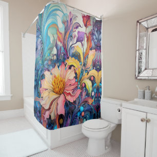 Serene Luminescence Shower Curtain