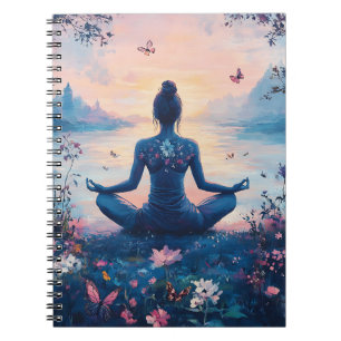 Serene Meditation at Sunrise (2) Notebook