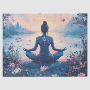 Serene Meditation at Sunrise (2) Tissue Paper