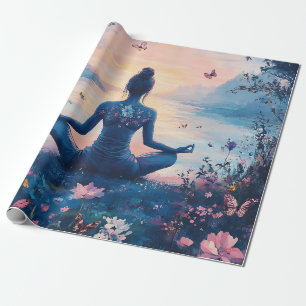 Serene Meditation at Sunrise (2) Wrapping Paper