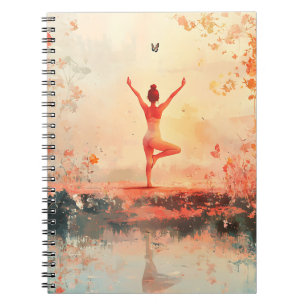 Serene Meditation at Sunrise (7) Notebook