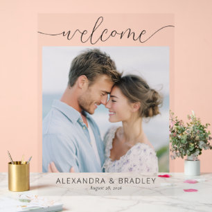 Serene Minimalist Photo Acrylic Sign