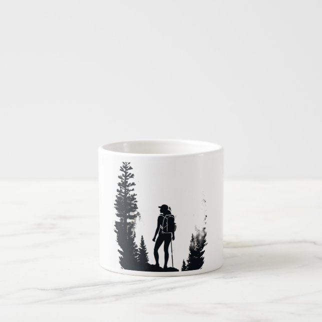 Serene Mountain Espresso Mug Collection (Front)