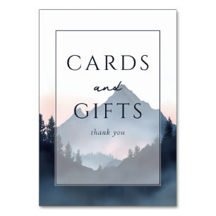 Serene Mountain Thank You Card