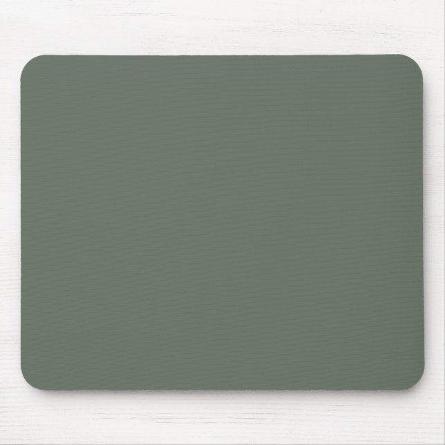 Serene Nature Dark Green Solid Colour Single Shade Mouse Pad (Front)