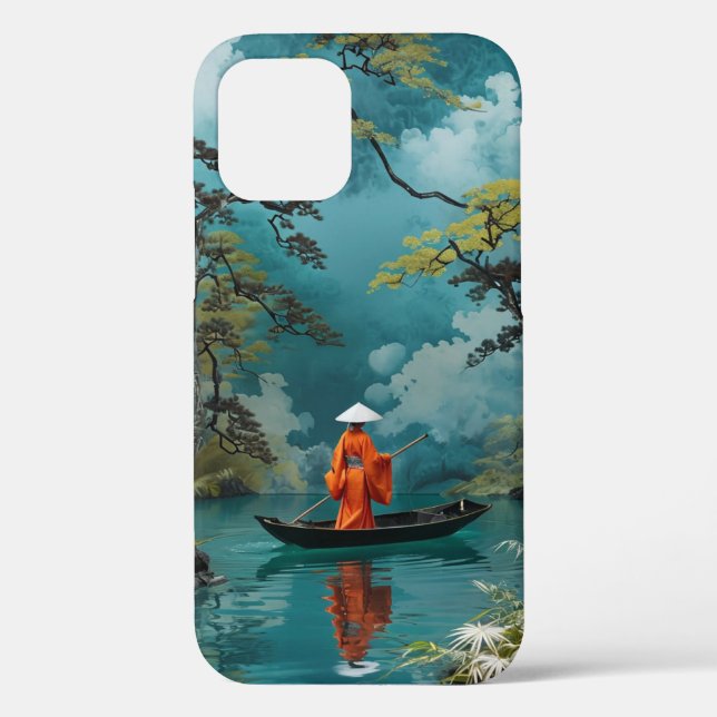 Serene Nature-Inspired Tough Phone Case (Back)