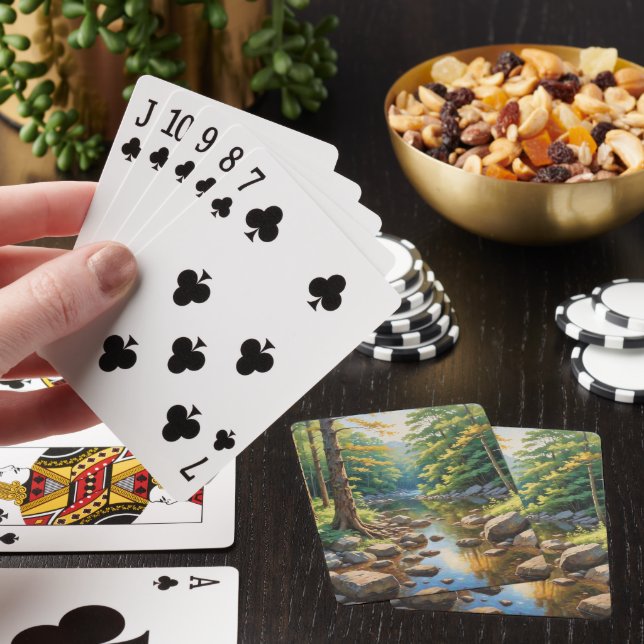 Serene Nature Scene Playing Cards (In Situ)
