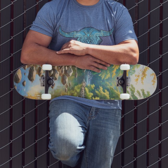 Serene Nature Scene Skateboard (Outdoor 3)