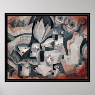 Serene Oasis: Dry Cooler Garden by Paul Klee Poster