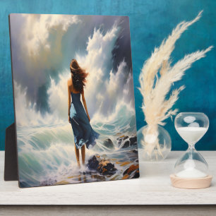 Serene Ocean Escape – Coastal Art Plaque