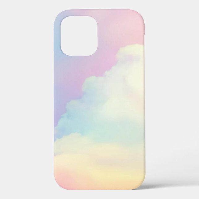 Serene Pastel Clouds in Soft Hues Case-Mate iPhone Case (Back)