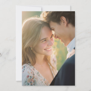 Serene Pastel Floral Photo Invitation