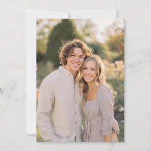 Serene Pastel Floral Photo Invitation