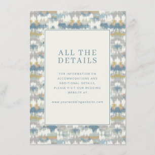 Serene Pastel Pixelated Abstract Enclosure Card