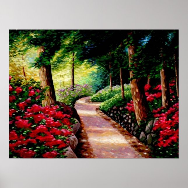 Serene Path Posters and Prints (Front)