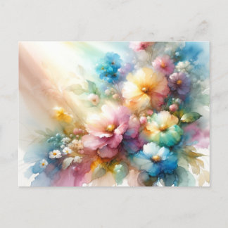 Serene Petals Postcard