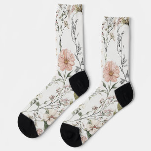 Serene Petals Socks