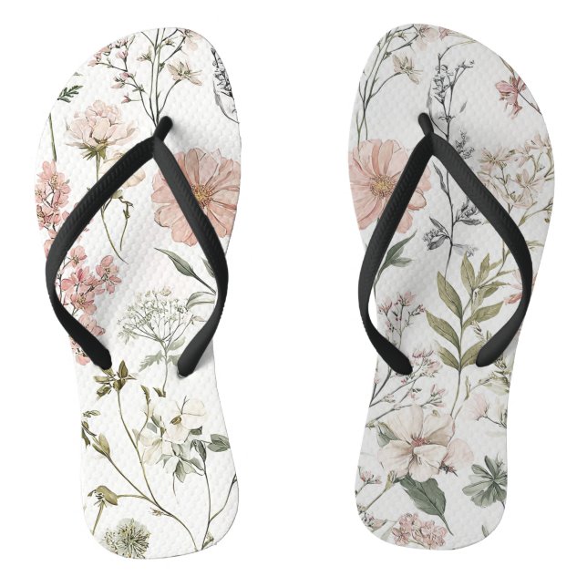 Serene Petals Thongs (Footbed)