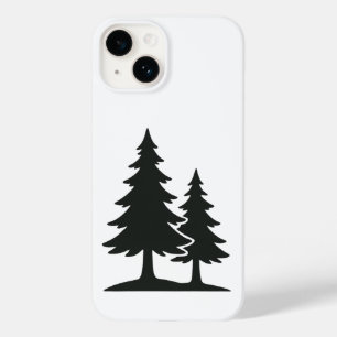 Serene Pine Tree Silhouette Case-Mate iPhone 14 Case