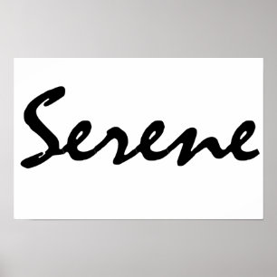 Serene Poster