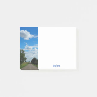 Serene Prairie Road Post-it Notes