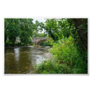 Serene River Elwy & Bridge St. Asaph Photo Print