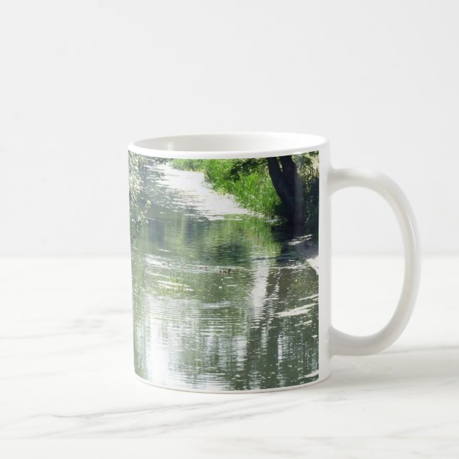 Serene River Flowing Coffee Mug (Right)