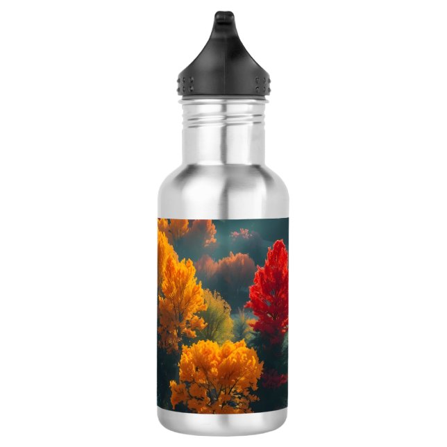 Serene River Shore Reflection Nature Art  532 Ml Water Bottle (Right)
