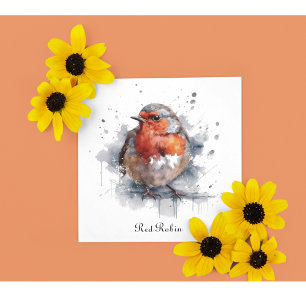 Serene Robin, custom Card