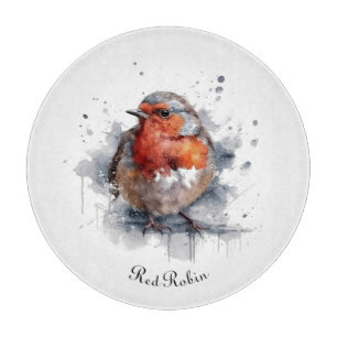 Serene Robin, custom Cutting Board