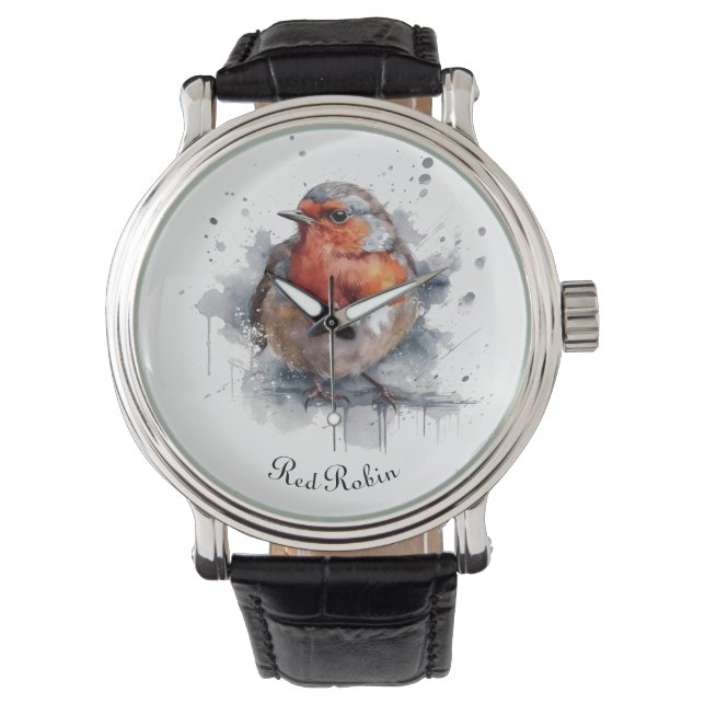 Serene Robin, custom Watch (Front)