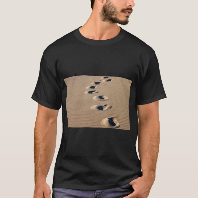 Serene Sand Dunes Landscape T-Shirt (Front)