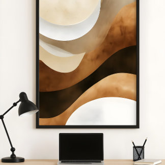 Serene Sandstone Flow Poster