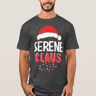 Serene Santa Claus Christmas Matching Costume  T-Shirt
