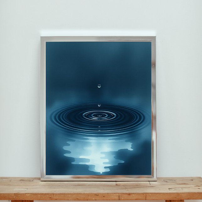 Serene Sapphire Symphony Poster (Creator Uploaded)