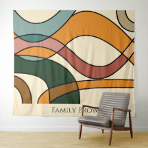 Serene Savanna Gentle Abstract Earthy Family Name